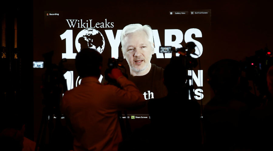 'Julian Assange losing internet access possible US cyber attack'