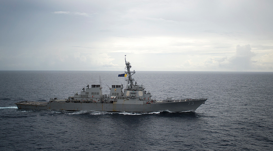 ‘Illegal & provocative’: US destroyer sails through contested waters amid Chinese warnings