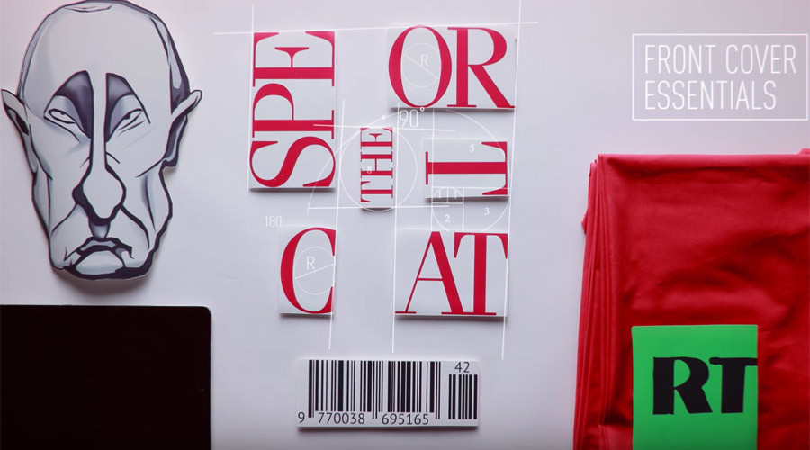 Putin, RT & Soviet kitsch: Recipe for perfect magazine cover