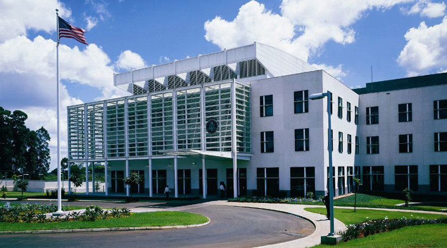 Man wielding knife fatally shot outside US Embassy in Kenya