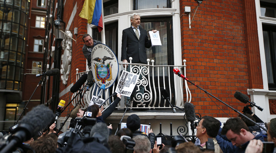 Assange spoke via telephone to a conference in Argentina. © Peter Nicholls