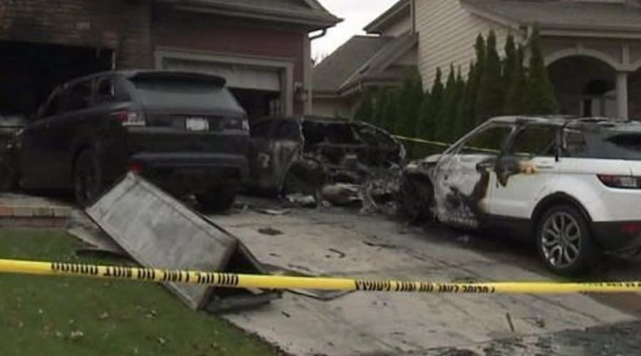 Cars torched in arson attack on UFC ex-champion’s home
