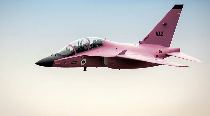 Israeli jet painted pink for breast cancer awareness, slated for denying Gaza medical treatment