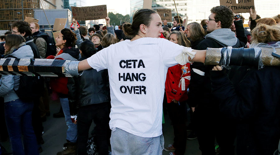 'CETA another nail in the coffin of European democracy'