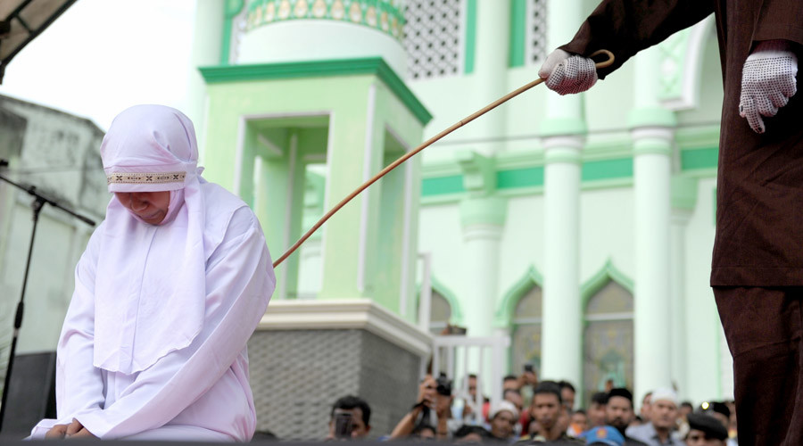 Young Indonesian woman caned for getting ‘too close’ to her boyfriend