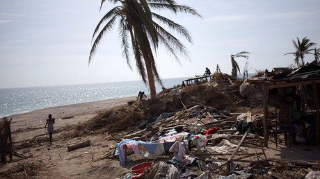 A view shows debris from houses destroyed by Hurricane Matthew in Chardonnieres, Haiti, October 10, 2016. Picture taken October 10, 2016. © Andres Martinez Casares