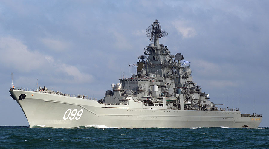 The nuclear-powered heavy cruiser Peter the Great. © Dover-Marina.com