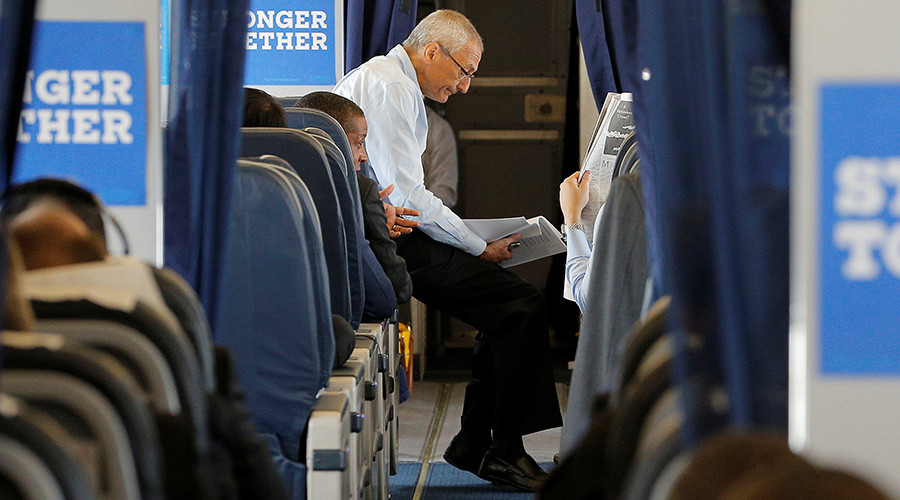 John Podesta, campaign chairman for U.S. Democratic presidential candidate Hillary Clinton © Brian Snyder 