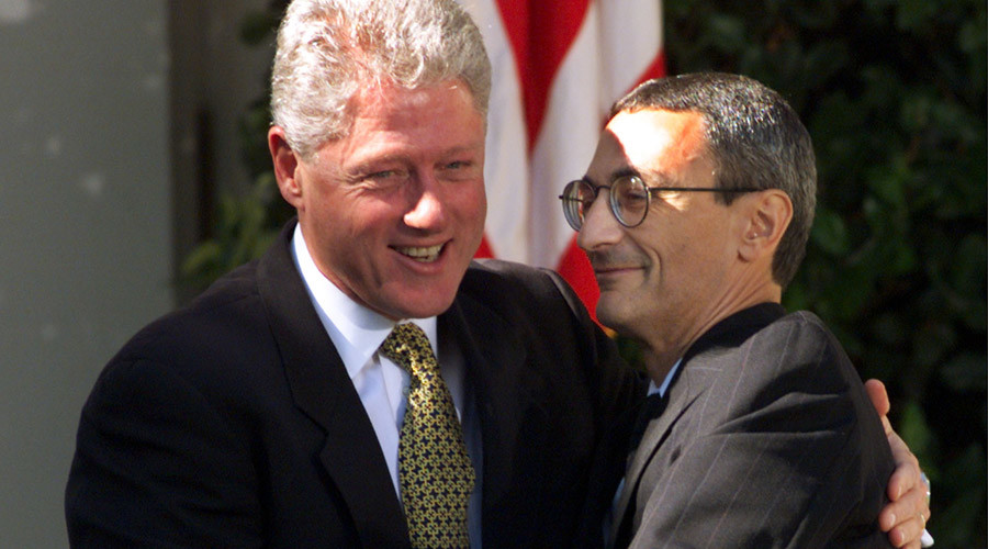 Bill Clinton and John Podesta ©