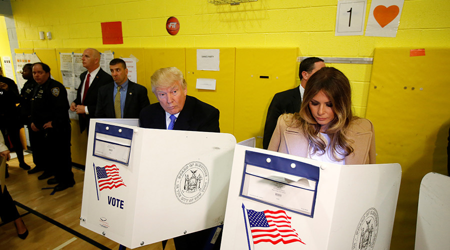 Trump booed & heckled at NY polling place