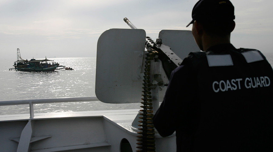 Philippine coast guard enters disputed shoal, China doesn’t object