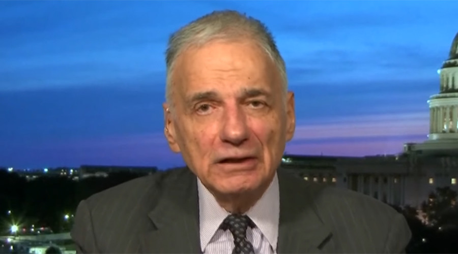 ‘It ought to be a crime’: Ralph Nader slams ‘two-party tyranny’ on RT (VIDEO)