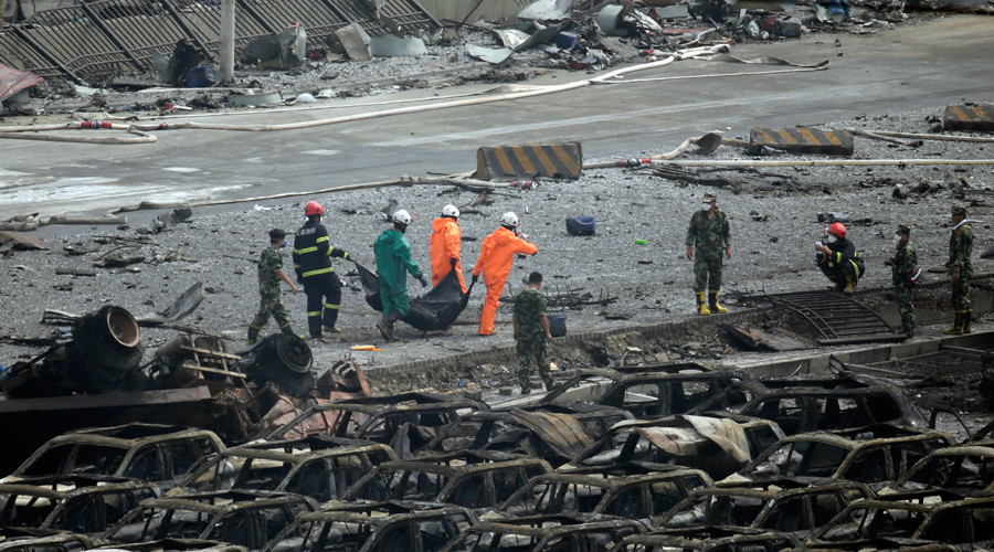Dozens of Chinese officials jailed over Tianjin explosions which killed 165 (VIDEO)