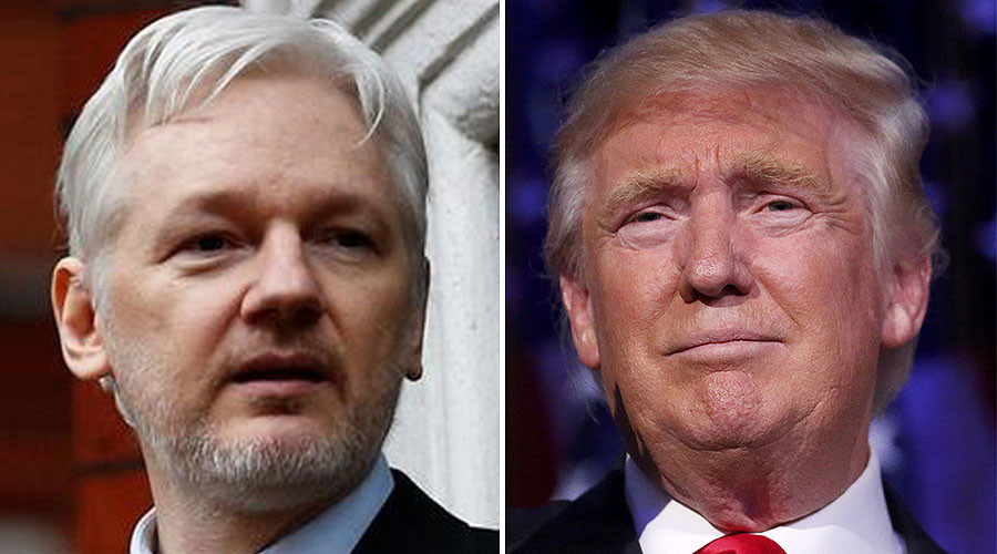 WikiLeaks supporters call on Trump to ‘pardon’ Assange