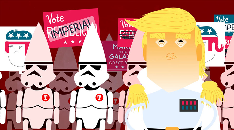 Rogue won: Trump/Clinton clash reimagined as Star Wars story (VIDEO)