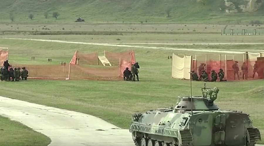 Slavic Brotherhood 2016: Paratroopers, drones & quadbikes deployed in anti-terror drills (VIDEOS)
