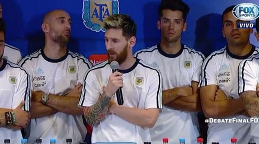 'We have no other choice': Messi leads Argentina media boycott over Lavezzi drug claims