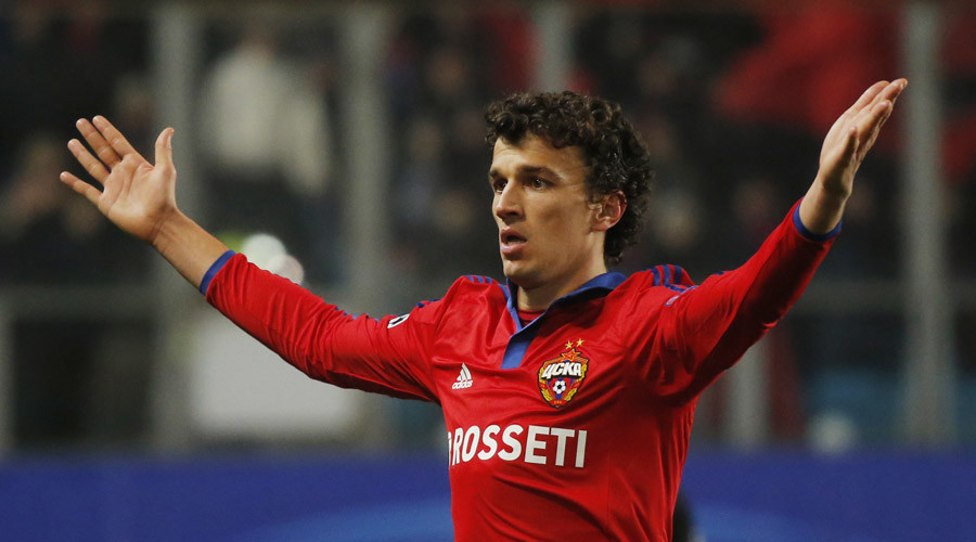 CSKA Moscow midfielder Roman Eremenko gets 2-year UEFA drug ban