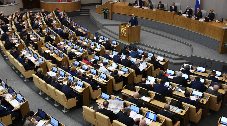 Russia approves 3-yr federal budget in first reading