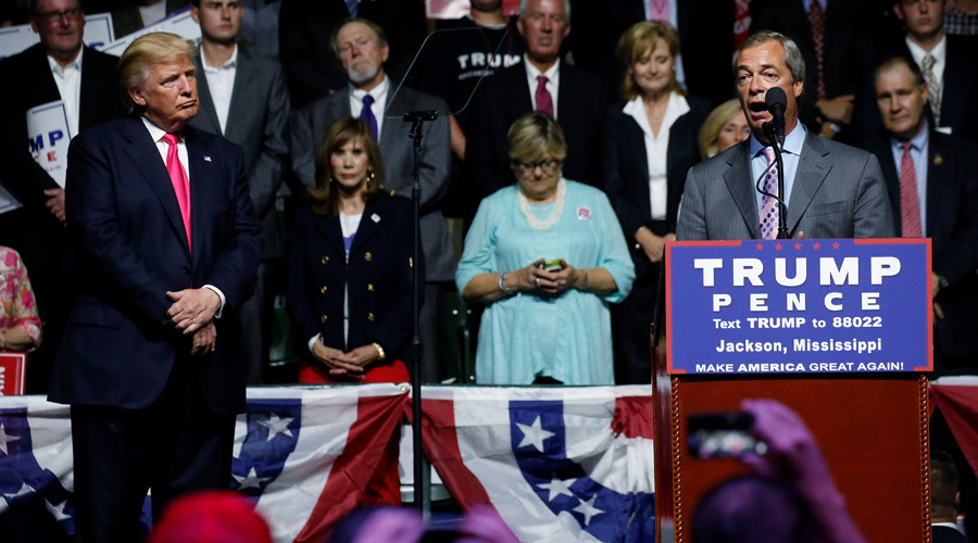 Give UKIP chief Farage peerage to boost UK-Trump relations, says influential Tory MP