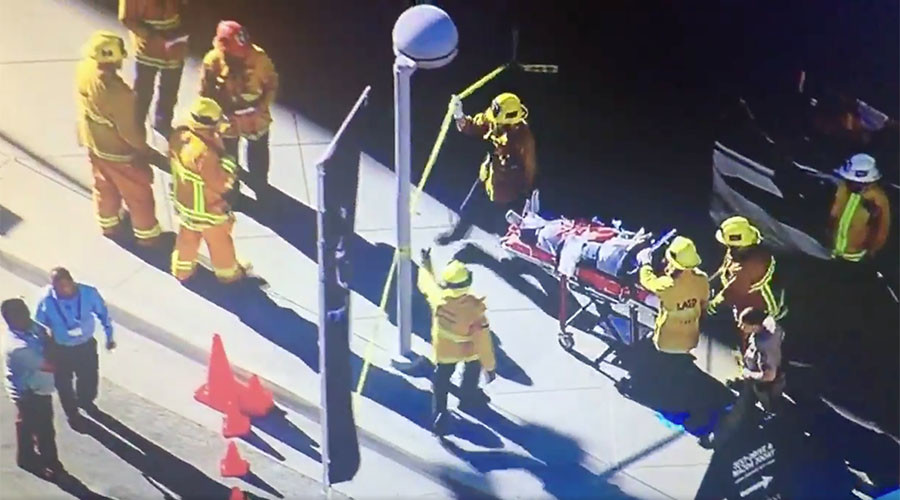 7 people hit by car during LA autoshow