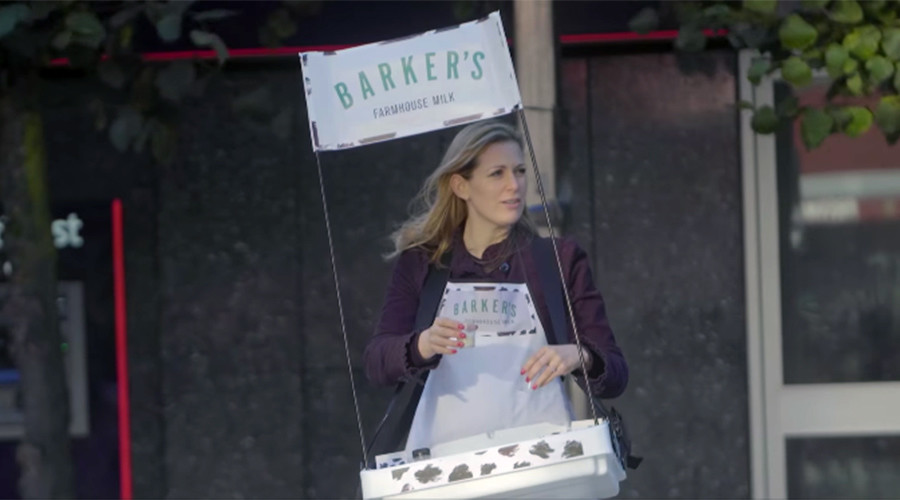 ‘It’s disgusting’: PETA tricks bystanders into drinking ‘dog’s milk’ (VIDEO)