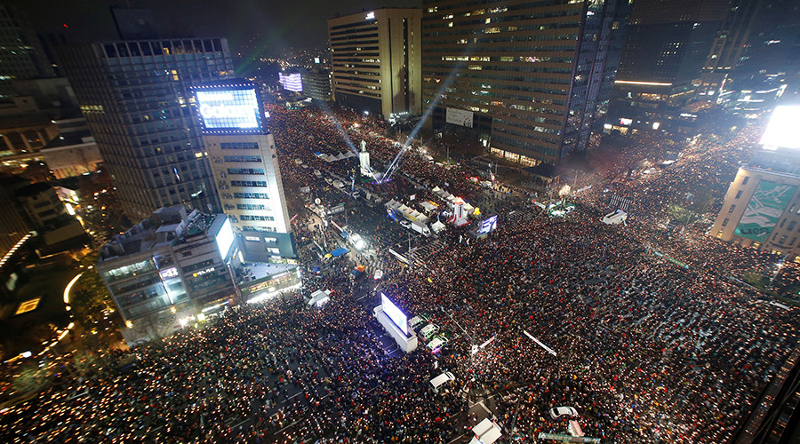 Over 1mn march in Seoul to demand President Park’s resignation (PHOTOS, VIDEOS)