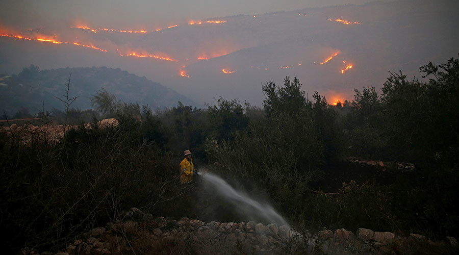 Israeli PM Netanyahu thanks Palestinian Authority leader Abbas for helping out with fires