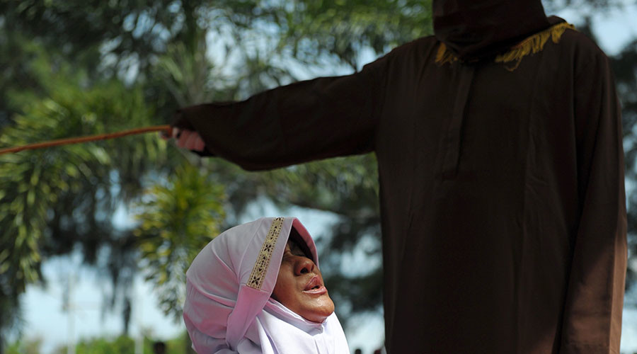 Students get 100 lashes for sex outside marriage in Indonesia