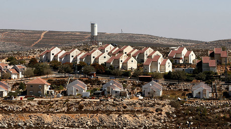 A general view shows houses in Shvut Rachel, a West Bank Jewish settlement located close to the Jewish settlement of Shilo, near Ramallah. © Baz Ratner