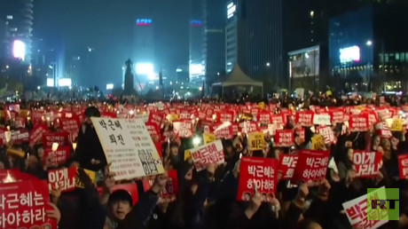 Thousands-strong rally for S. Korean president’s resignation in Seoul