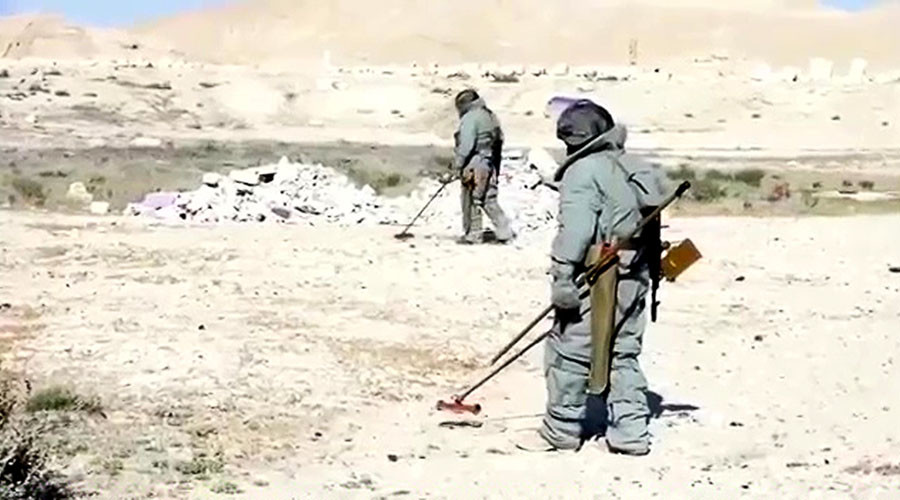 Russian bomb disposal unit departs for Aleppo on de-mining mission – MoD