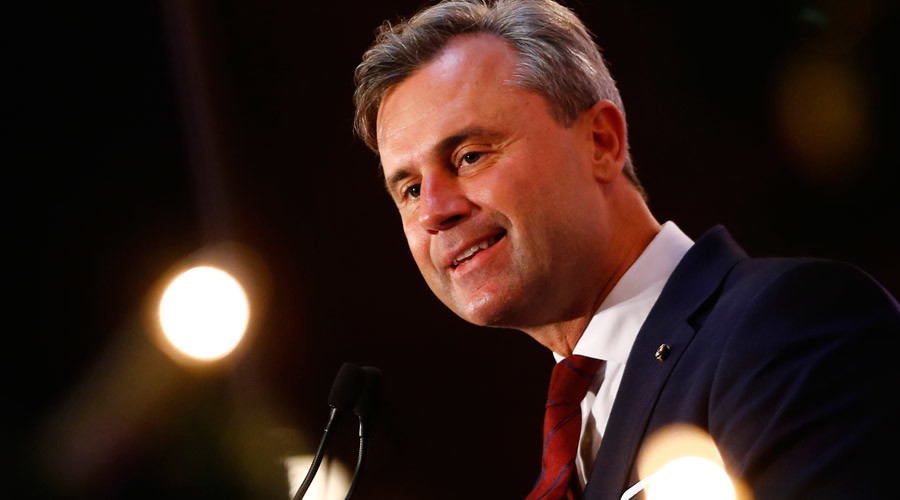 ‘I’m middle right, not far-right & I don’t like extremes’ – Austria’s frontrunner Hofer to RT