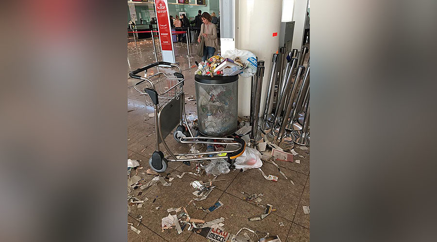 Wasteland: Barcelona airport covered in trash after cleaners go on strike (PHOTOS, VIDEO)