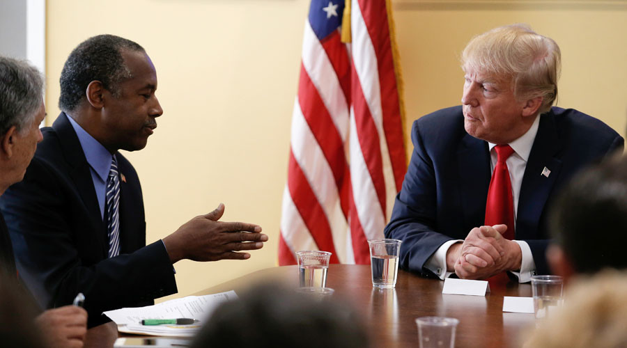 Trump names Ben Carson as housing secretary