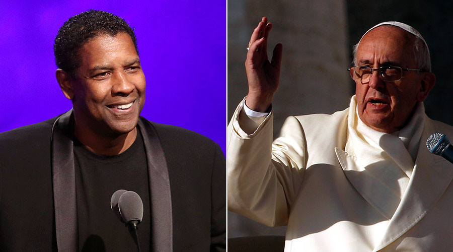 ‘Obsessed with excrement’: Pope & Denzel Washington slam #fakenews
