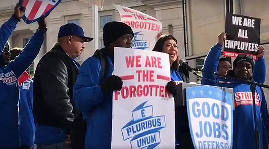 Sanders, Ellison, Glover lead 'Good Jobs Nation' rally in DC