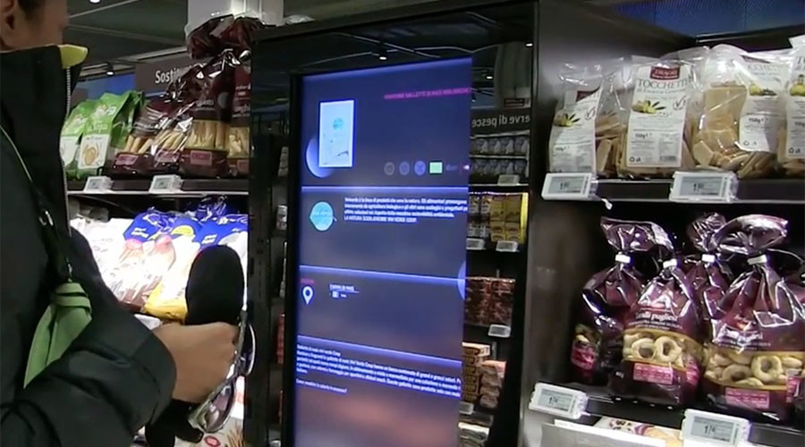 ‘Supermarket of the future’: Italy first to make food shopping interactive