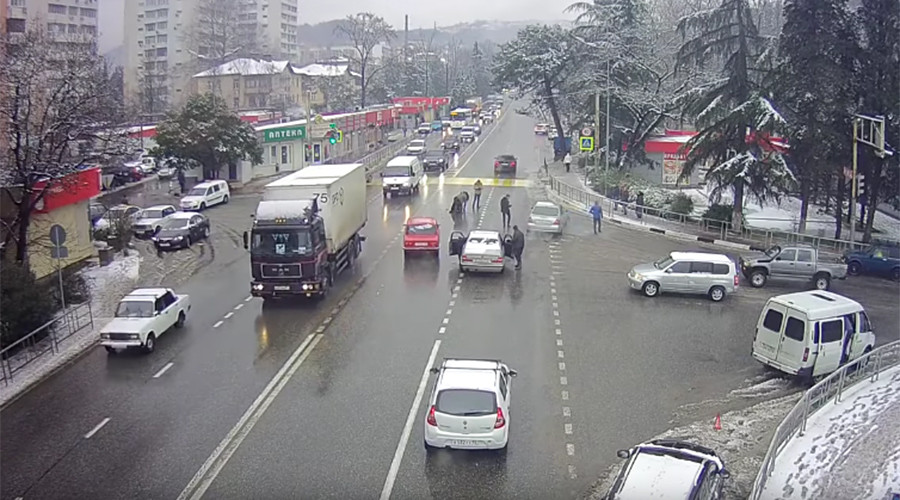 Car ‘parks’ itself after driver ejected during high-speed crash (VIDEO)