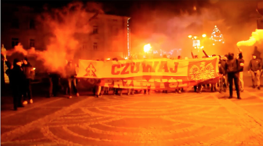 Polish march featuring anti-Ukrainian slogans sparks outrage in Kiev (PHOTOS, VIDEO)