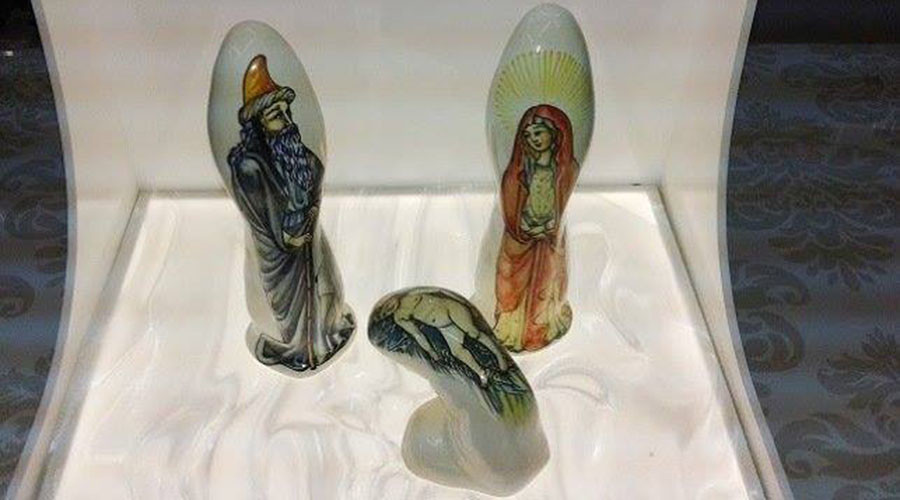 Jesus, Mary and dildos! Spanish sex shop threatened over erotic nativity display