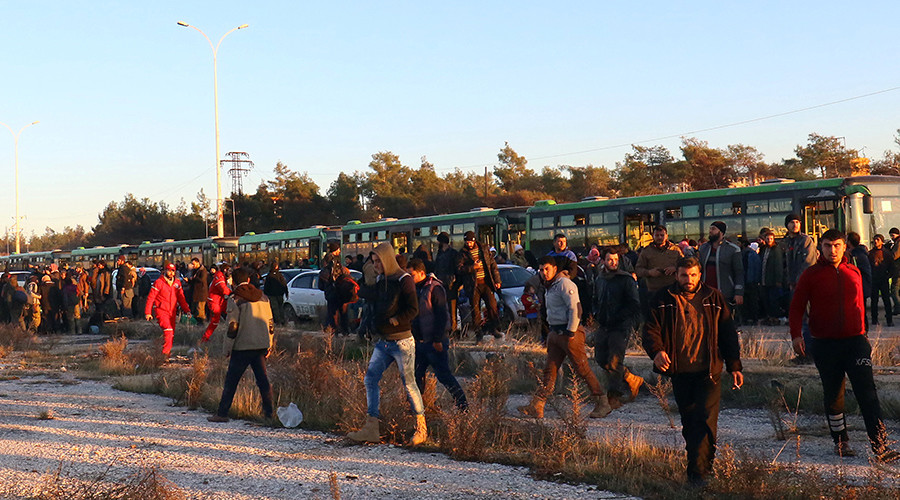 3,000+ militants & their families leave E. Aleppo on Day 1 of evacuation operation – Russian MoD
