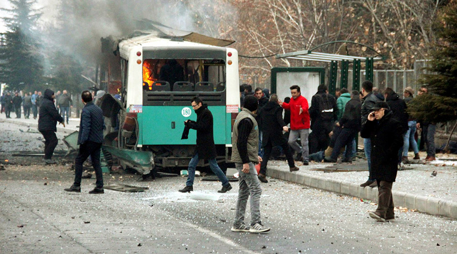 Bus blast in Turkey kills 13, wounds 55 – military