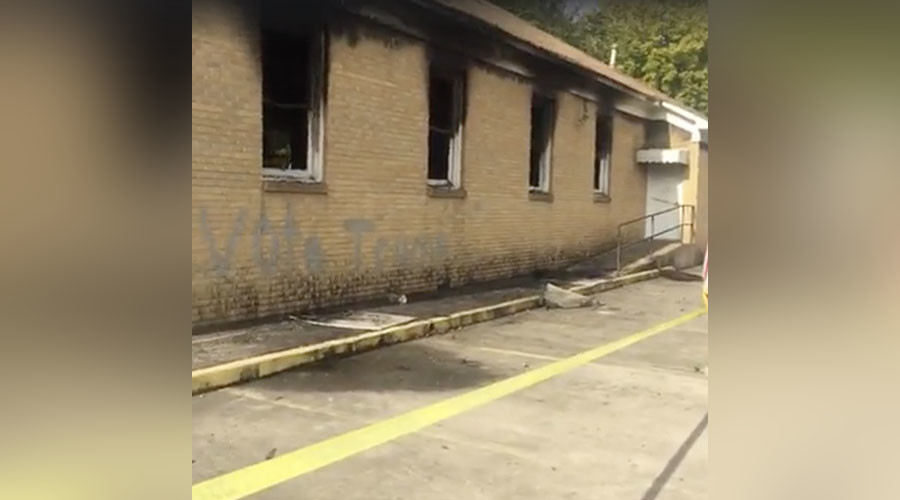Man charged in ‘Vote Trump’ church arson member of congregation