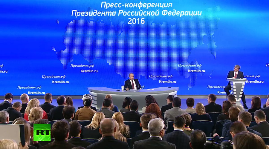 Putin’s Q&A with media 2016