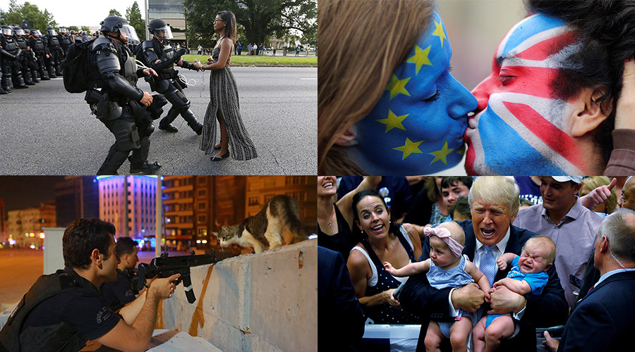 Curious cats, hijab volleyballers & DAPL violence: 2016 in photos