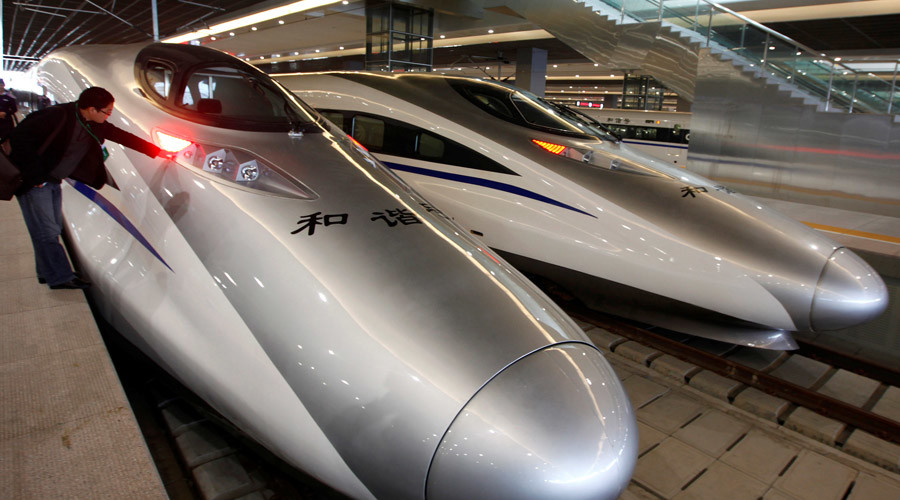 China connects east & west with longest bullet train line