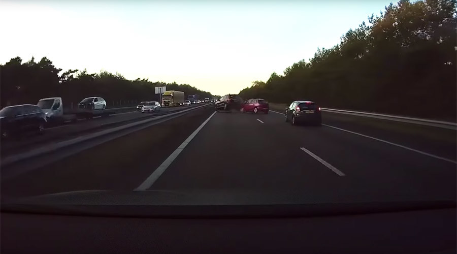 Tesla autopilot predicts crash moments before it happens (VIDEO)