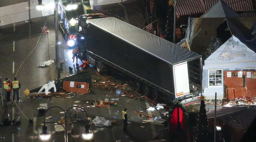 Berlin truck attack cut short due to vehicle’s automatic emergency brakes – media