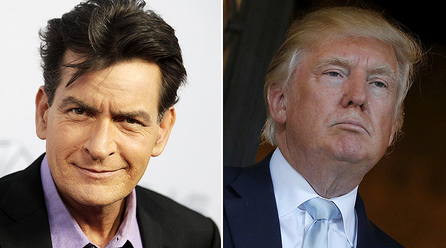 Charlie Sheen defends tweet wishing death to Trump; says he was talking to God